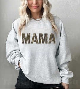 (ASH) Camo Mama Adult Sweatshirt