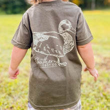 Load image into Gallery viewer, Sketch Duck Short Sleeve Kids Tee
