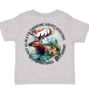 Sometimes It’s Fishing Short Sleeve Kids Tee (D)