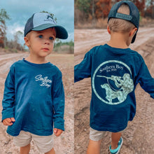 Load image into Gallery viewer, Circle Camo Hunt Long Sleeve Kids Tee (D)
