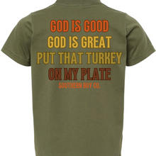 Load image into Gallery viewer, God is Good, God is Great Short Sleeve Kids Tee
