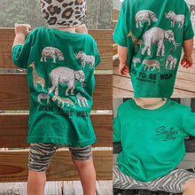 Load image into Gallery viewer, Born To Be Wild Short Sleeve Kids Tee
