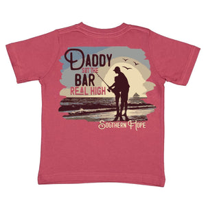 Daddy Set The Bar Short Sleeve Girls Tee