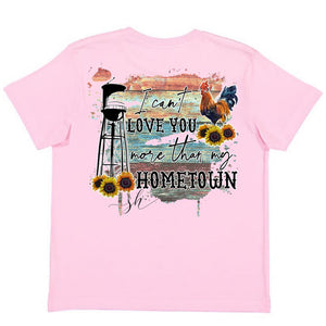 My Hometown (Girls/Pink) Short Sleeve Tee (D)