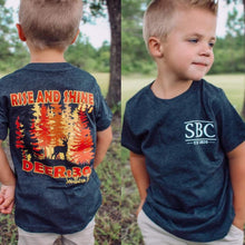 Load image into Gallery viewer, Rise and Shine Short Sleeve Kids Tee
