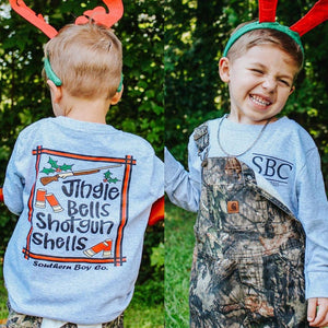 Jingle Bells LONG Sleeve Kids Tee