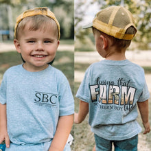 Load image into Gallery viewer, Living That Farm Life Short Sleeve Kids Tee (D)
