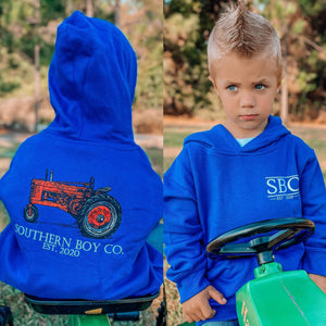 Vintage Tractor Kids Hoodie