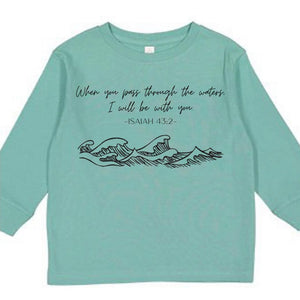 I Will Be With You Long Sleeve Kids Tee