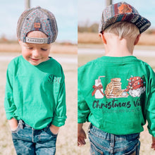 Load image into Gallery viewer, Christmas Vibes Long Sleeve Kids Tee
