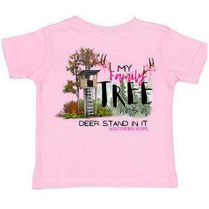 Family Tree Short Sleeve Girls Tee (D)