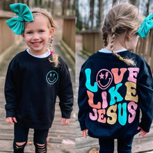 Load image into Gallery viewer, Love Like Jesus KIDS Crewneck Sweatshirt
