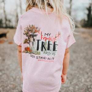 Family Tree Short Sleeve Girls Tee (D)