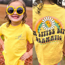 Load image into Gallery viewer, A Little Bit Dramatic Short Sleeve Girls Tee (D)
