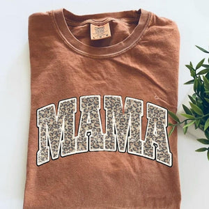 Cheetah Mama (Yam) Long Sleeve Adult Tee