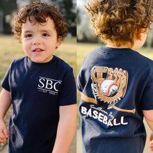 Load image into Gallery viewer, Baseball Glove Short Sleeve Kids Tee
