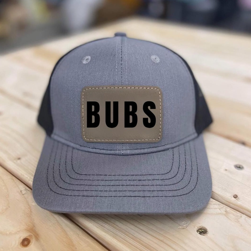 Bubs Patch Kids Hat (Grey/Black)