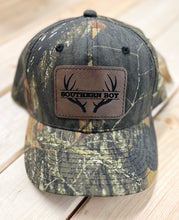 Load image into Gallery viewer, SB Deer Antler Patch Camo Kids Hat
