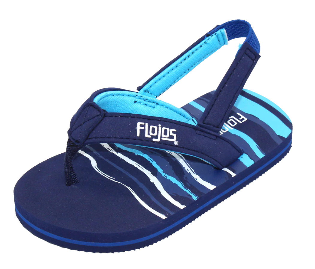 Navy Blue Waves Flojos