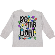 Load image into Gallery viewer, Be the Light Long Sleeve Kids Tee
