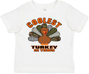 Coolest Turkey Short Sleeve Kids Tee (D)