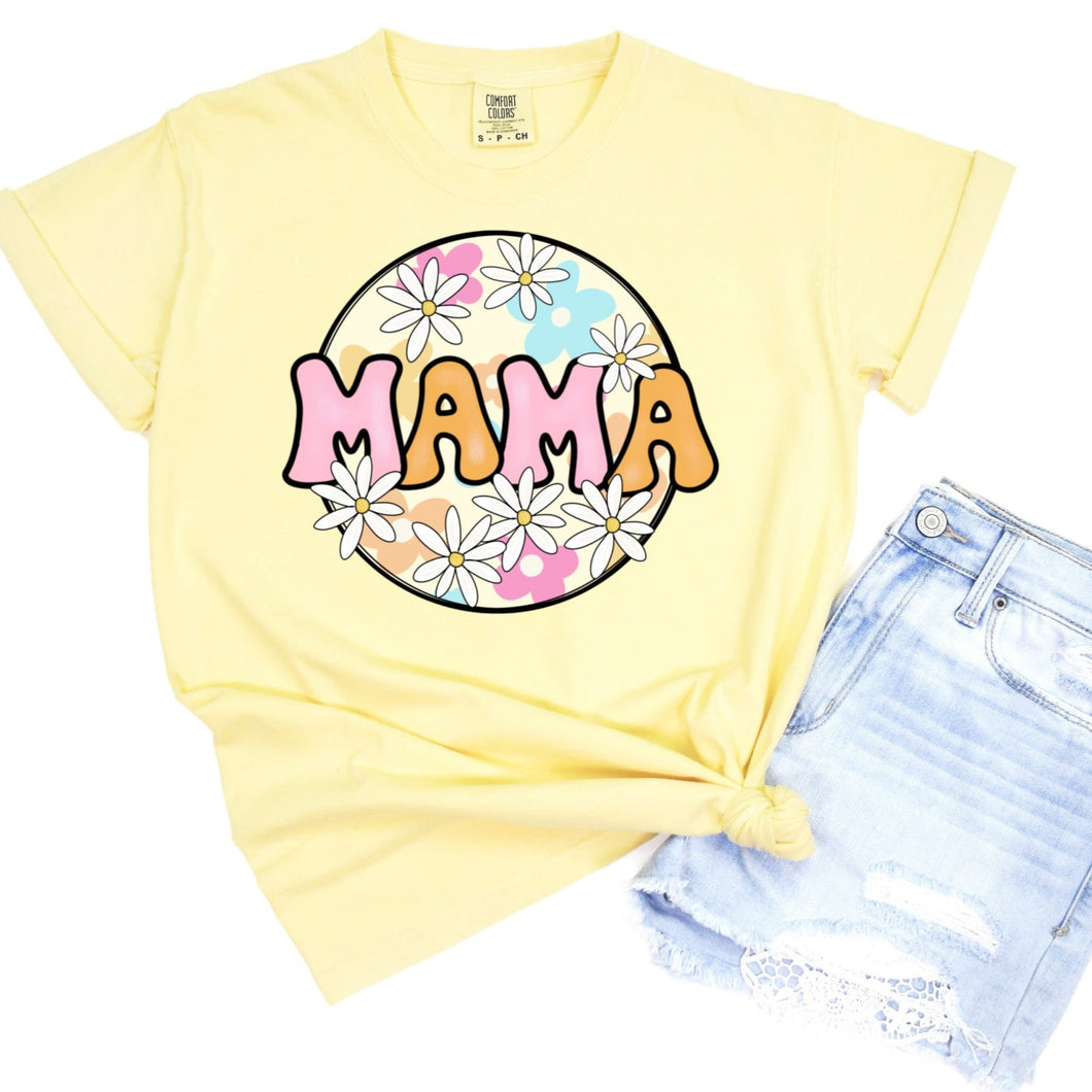 Floral Mama Adult Tee