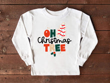 Load image into Gallery viewer, Oh Christmas Tree Long Sleeve Youth Tee (D)
