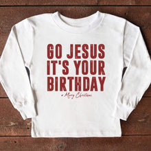 Load image into Gallery viewer, Go Jesus Long Sleeve Kids Tee
