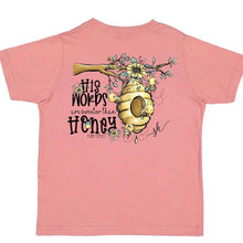 Load image into Gallery viewer, His Words Short Sleeve Girls Tee (D)
