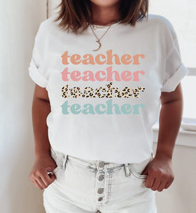 Teacher Short Sleeve Adult Tee (D)