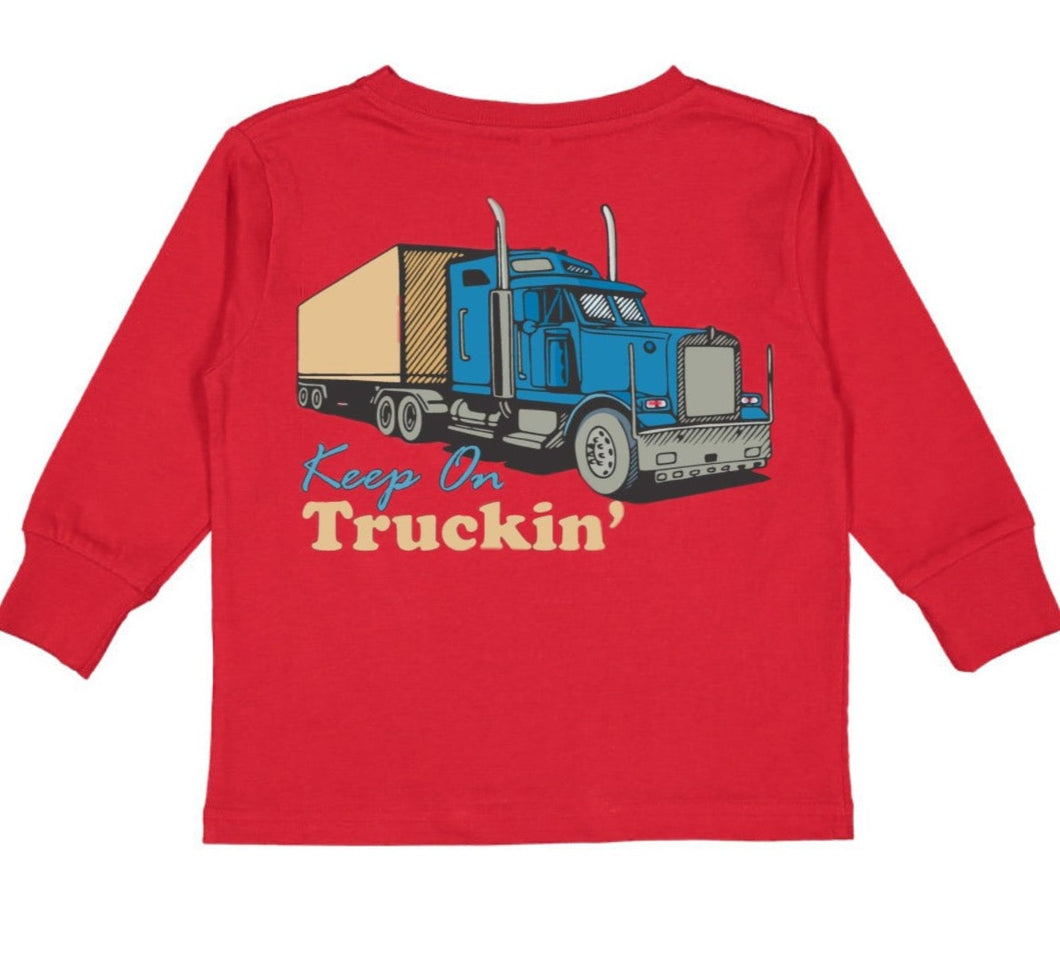 Truckin’ Long Sleeve Youth Tee