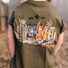 Load image into Gallery viewer, Hunt Like A Boy Short Sleeve Kids Tee (D)
