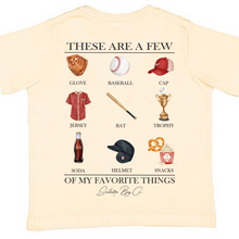 Load image into Gallery viewer, Favorite Things (Baseball) Short Sleeve Kids Tee (D)
