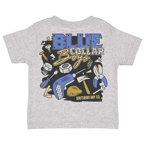 Blue Collar Boys Short Sleeve Kids Tee