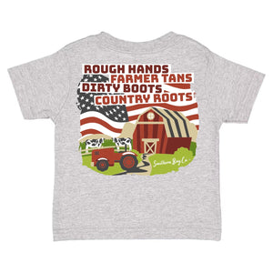 Country Roots Short Sleeve Kids Tee (D)