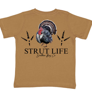 Strut Life Tracks Short Sleeve Kids Tee (D)