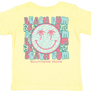 Beach Bum Short Sleeve Girls Tee (D)