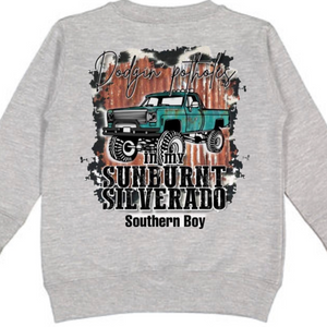 Dodging Potholes Kids Crewneck Sweatshirt