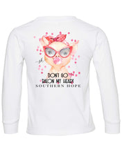 Load image into Gallery viewer, Don’t Go Bacon My Heart Long Sleeve Girls Tee (D)
