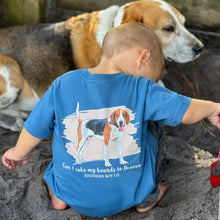 Load image into Gallery viewer, Take My Hounds to Heaven Short Sleeve Kids Tee (D)
