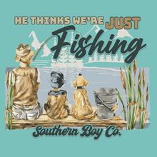 Load image into Gallery viewer, Just Fishing Short Sleeve Kids Tee
