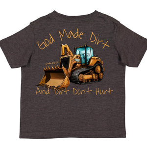 God Made Dirt Short Sleeve Kids Tee (D)