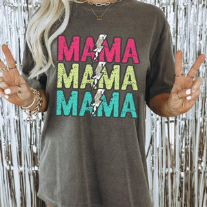 Neon Mama Adult T-shirt