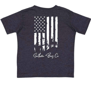 Bow Flag Short Sleeve Kids Tee