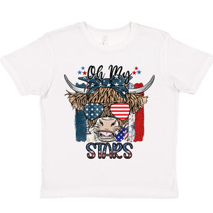 Oh My Stars Short Sleeve Girls Tee (D)