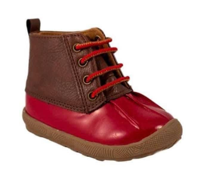 Baby Deer Red/Brown Duck Boot