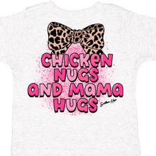 Load image into Gallery viewer, Chicken Nugs &amp; Mama Hugs Short Sleeve Girls Tee (D)
