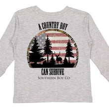 Load image into Gallery viewer, A Country Boy Long Sleeve Kids Tee (D)
