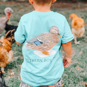 Wood Duck Short Sleeve Kids Tee (D)