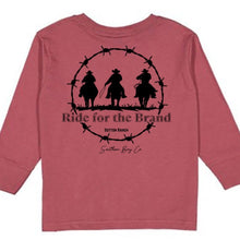 Load image into Gallery viewer, Ride for the Brand Long Sleeve Kids Tee
